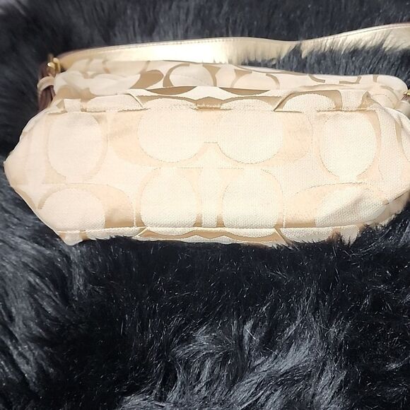 Vintage Coach handbag tan Colorblock - Picture 3 of 9